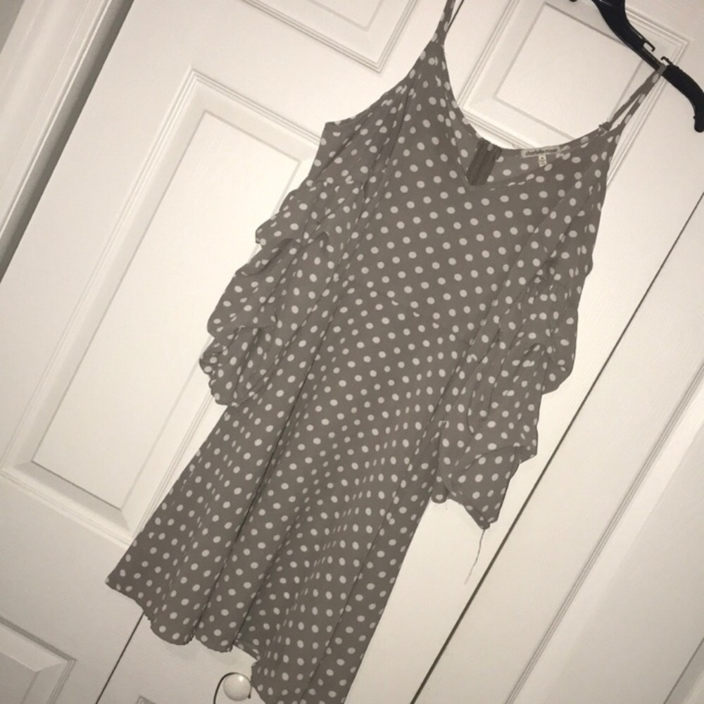 Charlotte Russe Polka Dot Dress w/ Sleeves